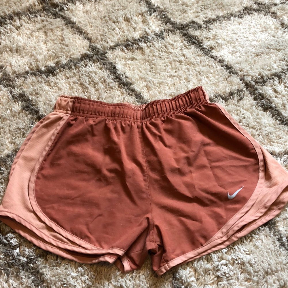 Coral Nike Dri-fit Shorts
